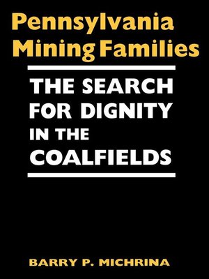 cover image of Pennsylvania Mining Families